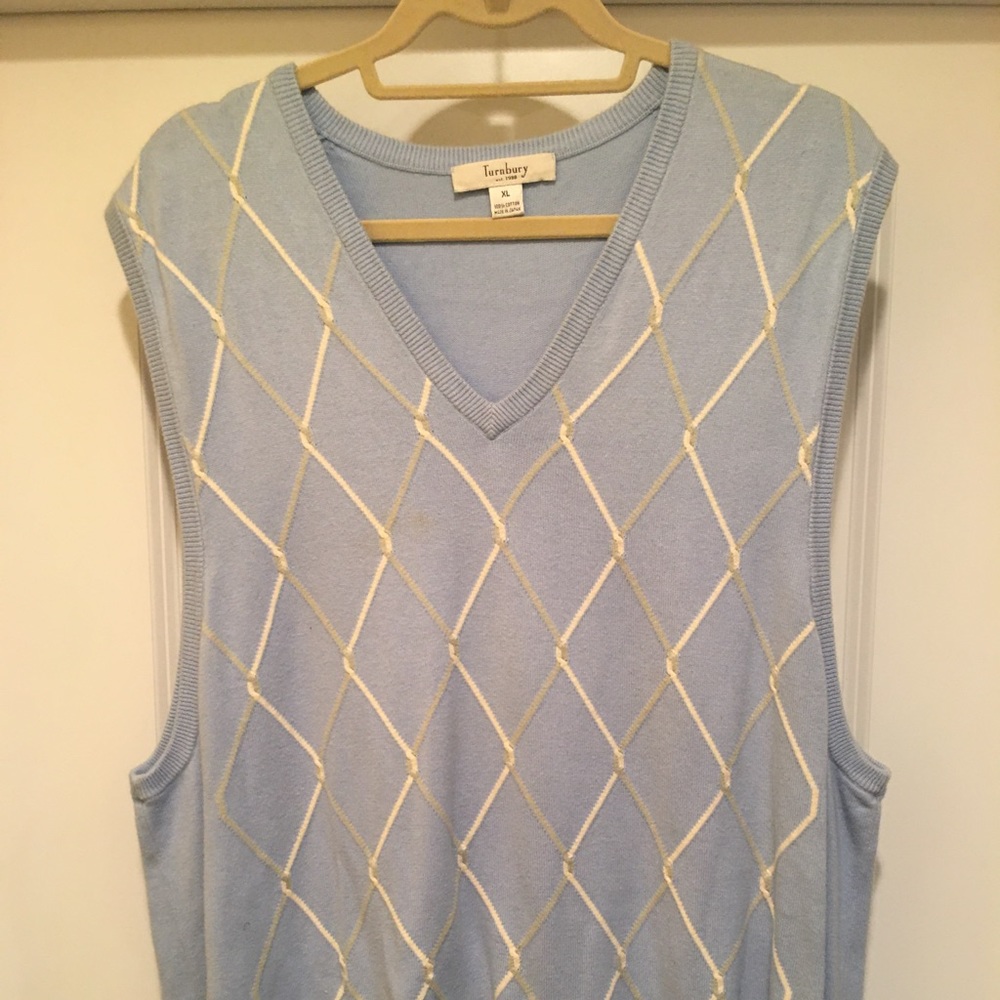 Turnbury V-Neck Men’s Cotton sweater Vest X-Large